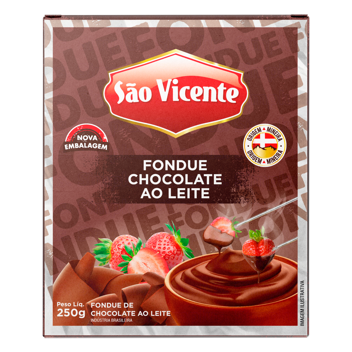 Fondue de Chocolate ao Leite São Vicente 250g