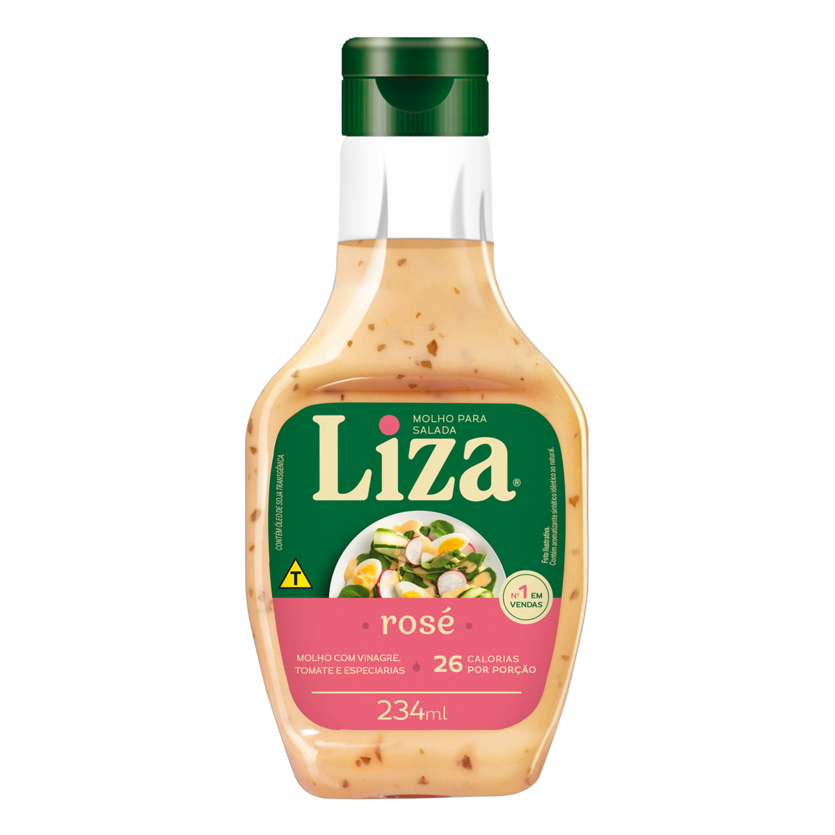 Molho para Salada Rosé Liza Squeeze 234ml